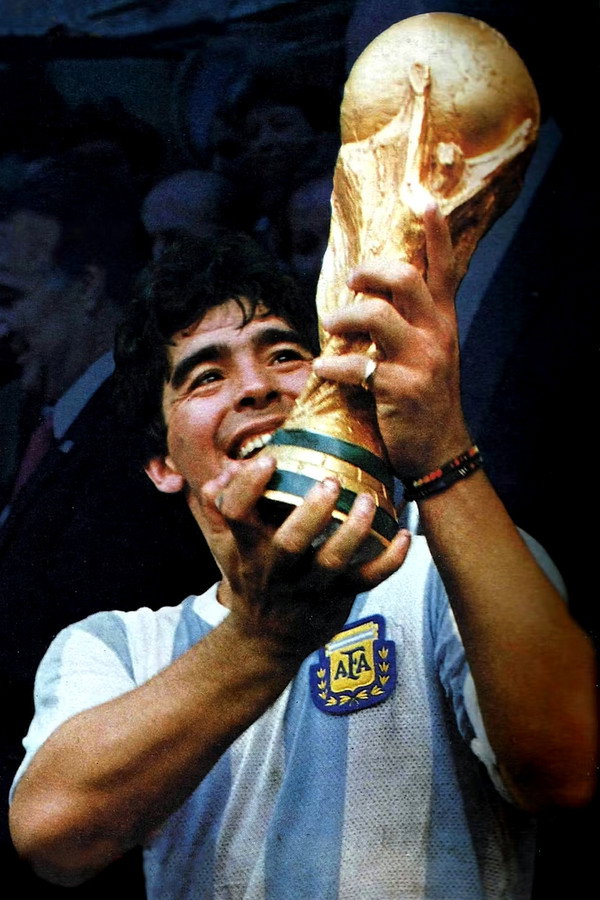Diego Maradona's headshot