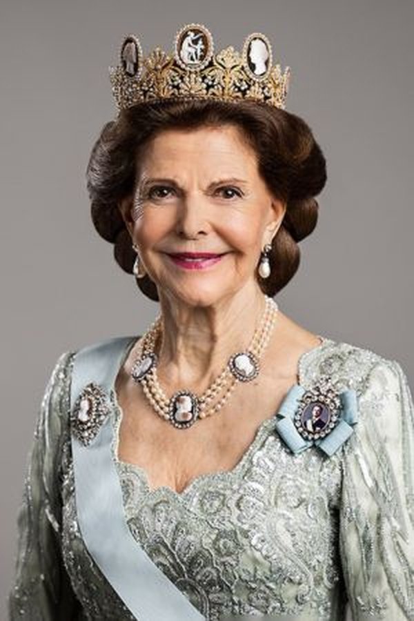 Queen Silvia of Sweden's headshot