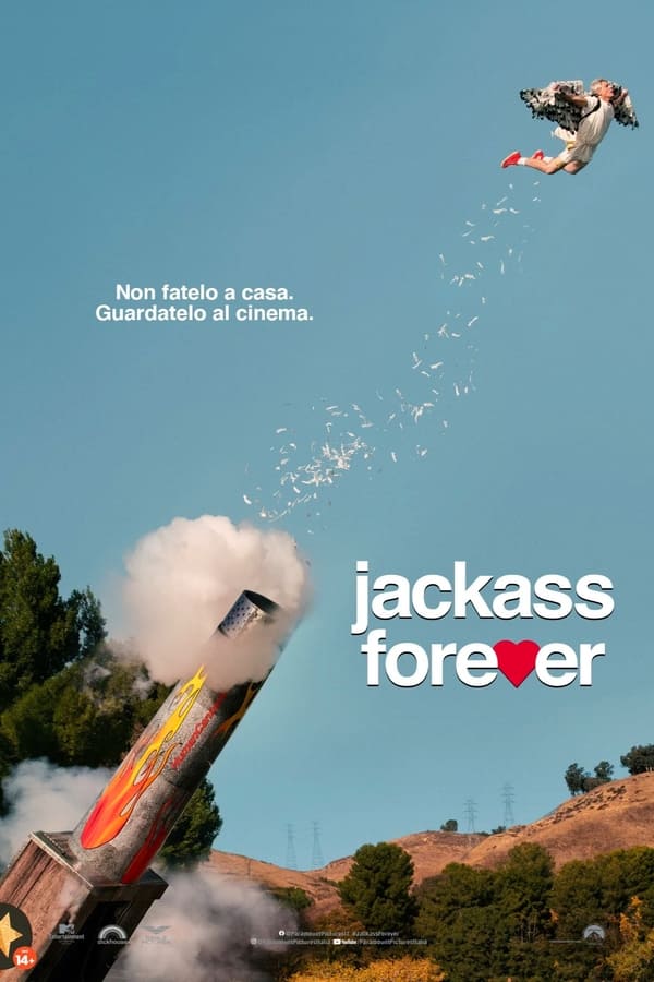 Le vecchie glorie del team Jackass tornano per un altro round di scherzi comici esilaranti, ferocemente assurdi e spesso pericolosi. Celebrano la gioia di essere di nuovo insieme con l’aiuto di un nuovo eccitante cast. In Jackass Forever Johnny Knoxville e l’intera squadra superano ancora una volta i limiti.