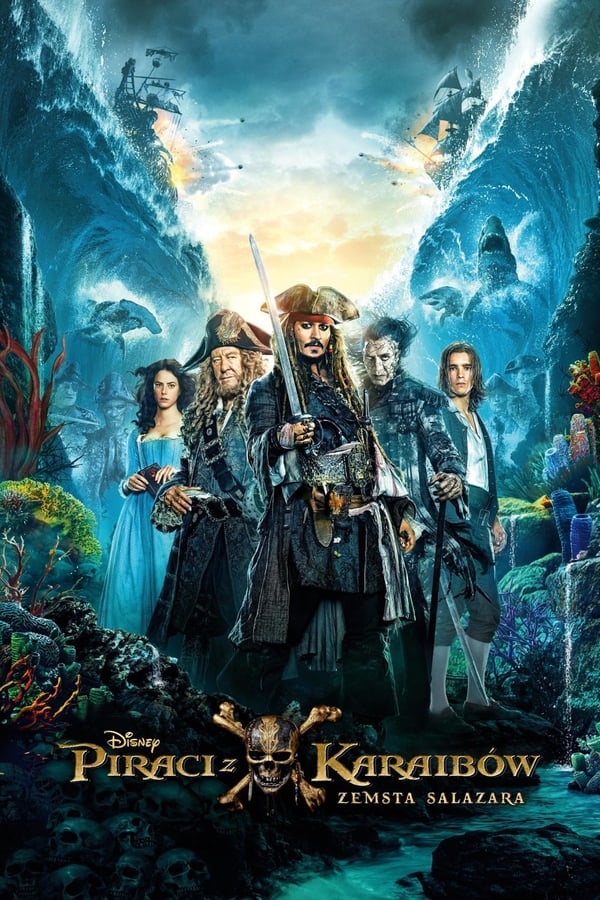 Szczęście nie sprzyja kapitanowi Jackowi Sparrowowi (Johnny Depp), a złe wiatry pchają go coraz silniej ku kolejnej awanturze. Duchy korsarzy pod wodzą jego dawnego wroga, przerażającego kapitana Salazara (Javier Bardem), wydostają się z Devil's Triangle z zamiarem unicestwienia każdego pirata, jakiego noszą oceany. Jedyną nadzieją, by uniknąć śmierci, jest dla Jacka odnalezienie legendarnego trójzębu Posejdona, który daje swojemu posiadaczowi całkowitą kontrolę nad morzami i oceanami.  [opis dystrybutora Blu-ray]