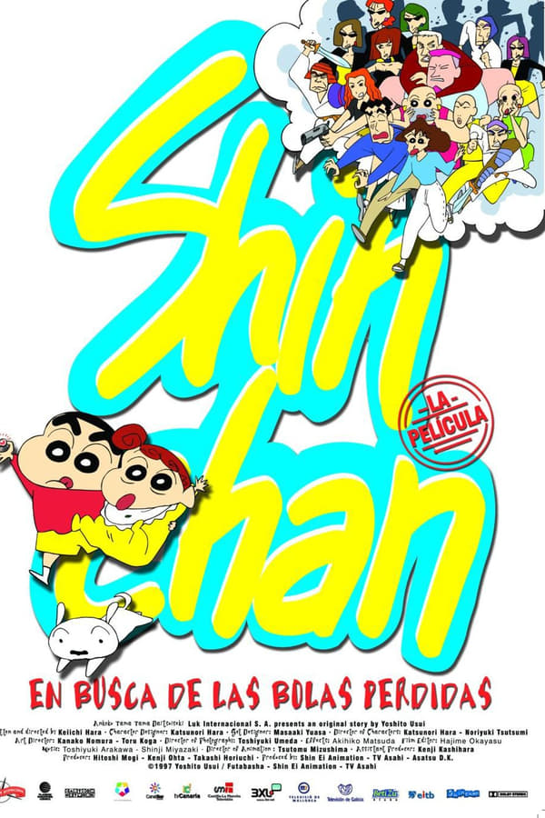 Shin Chan en busca de las bolas perdidas