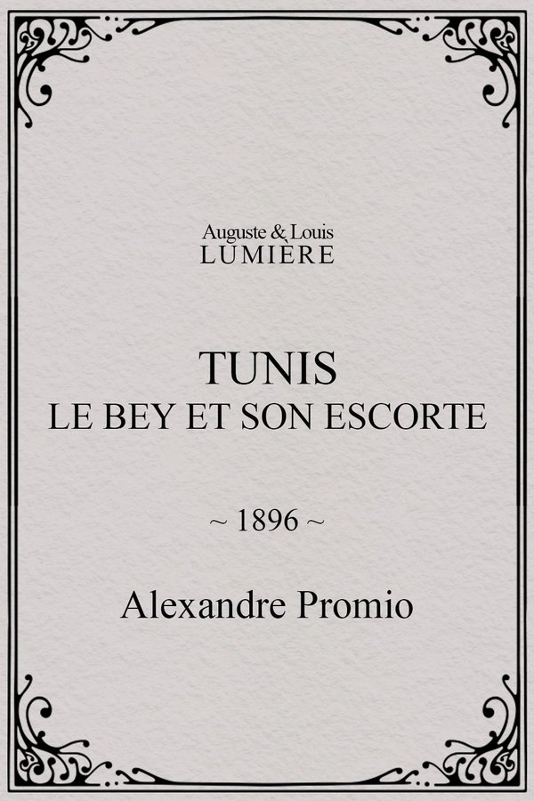 Tunis: Le Bey et son escorte poster