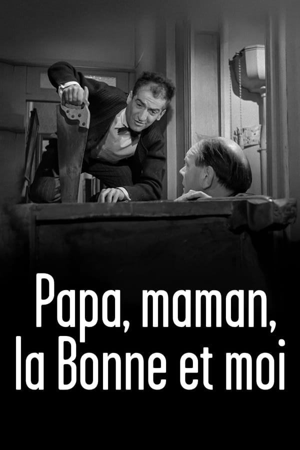 Robert, stagiaire chez l'avocat Turpin, vit encore chez ses parents. Flirtant avec une collègue, il est licencié par son patron jaloux. Il rencontre alors Catherine, qui a une petite fille à charge. Il en tombe amoureux et essaie de la faire embaucher comme bonne par ses parents.
 Film extrêmement typique de son époque, Papa, maman, la bonne et moi se veut une œuvre « popote », à l'opposé du grand spectacle, et de ce fait montre avec une certaine fidélité le quotidien d'une famille de Français moyens du début des années 1950.