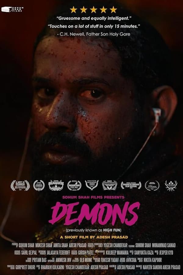 Plagued by depression and loneliness, a desperate young man seeks the one vice that may at least numb or distract him for a while. The Indian film High Fun (commonly known as 'Party and Play' or 'Chemsex' in the west) is a queer-themed horror film about living with your demons.