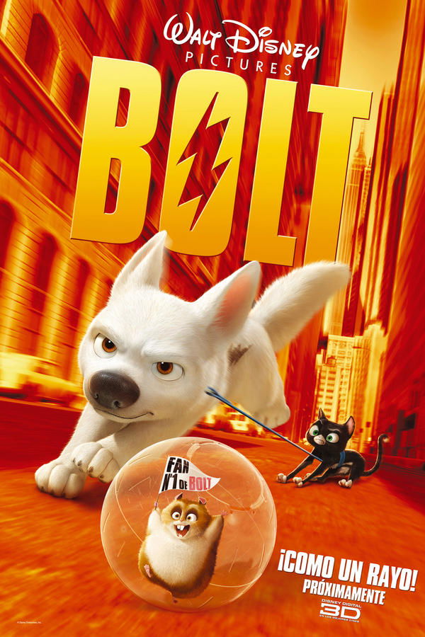 Para el super-perro Bolt todos los días están llenos de aventuras, peligros e intriga -al menos hasta que las cámaras dejan de grabar, ya que es el protagonista de un famoso programa de televisión-. Pero cuando la estrella canina del gran éxito televisivo es enviada accidentalmente desde sus estudios de Hollywood a Nueva York, comienza su mayor aventura en un viaje campo a través por el mundo real. Bolt está convencido de que todos sus increíbles poderes y hazañas son reales.