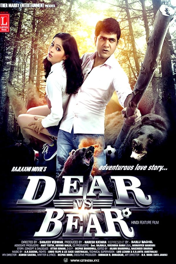 Dear v/s Bear is a adventures love story. It is a love story of a village rude boy Kapil and Delhi girl Annie.