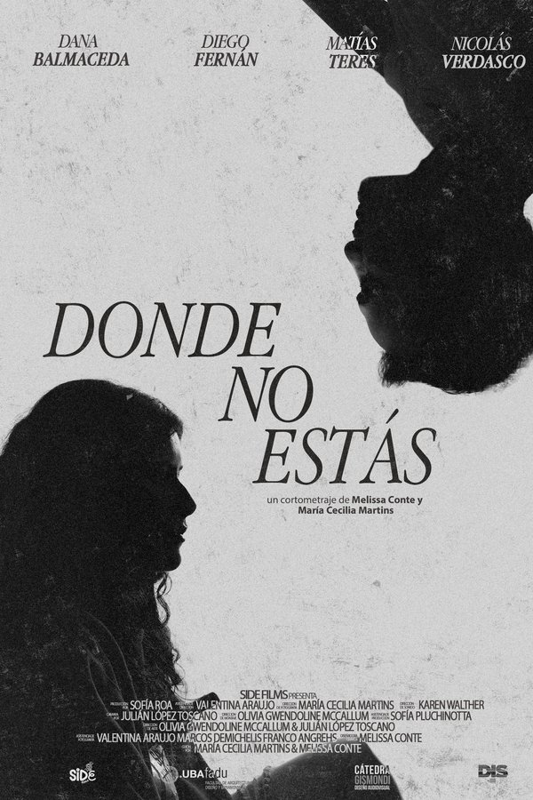 Donde no estás poster