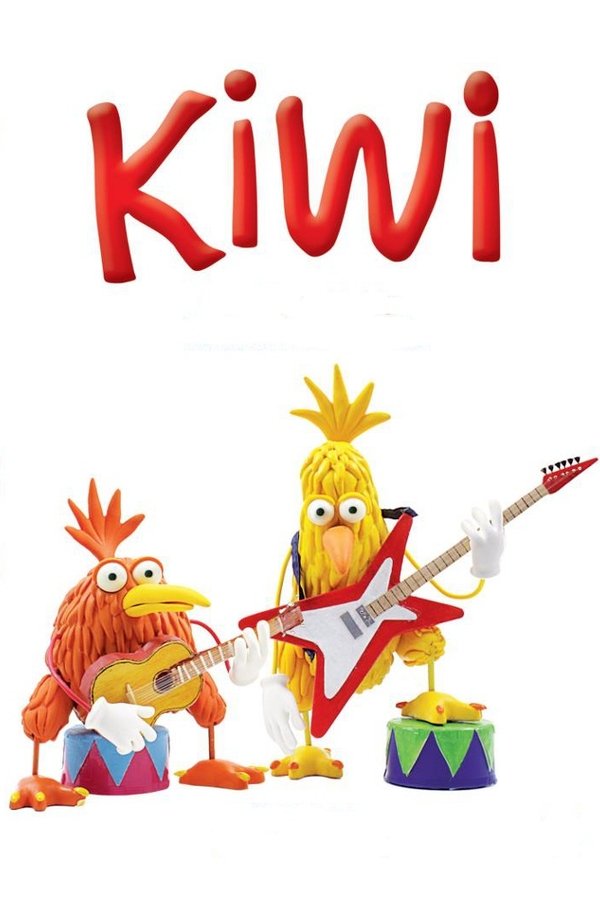 Let's play English with kiwi poster