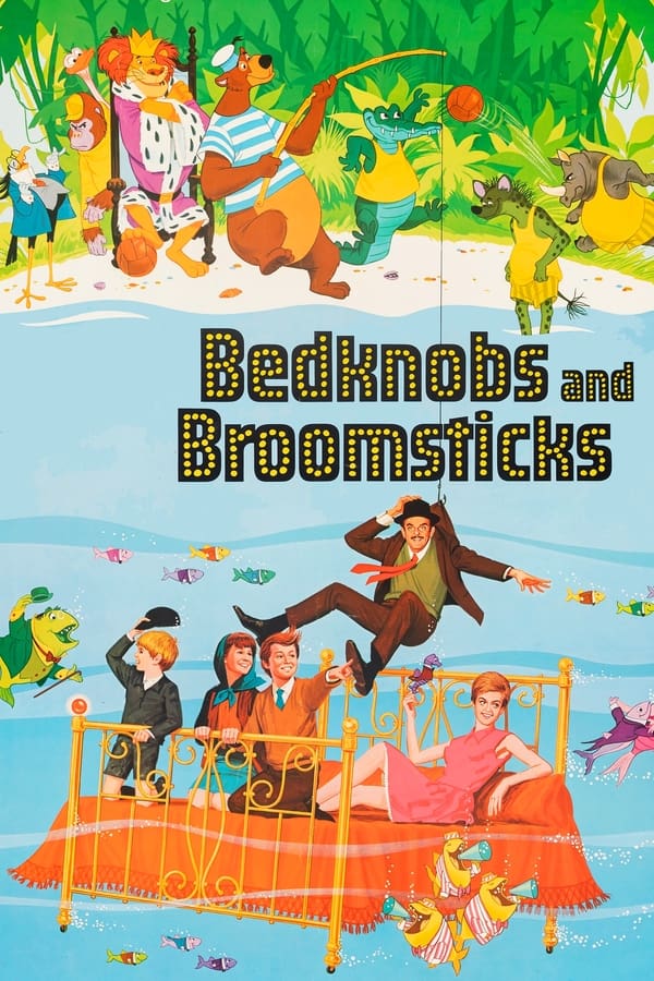 Three children evacuated from London during World War II are forced to stay with an eccentric spinster. The children's initial fears disappear when they find out she is in fact a trainee witch.