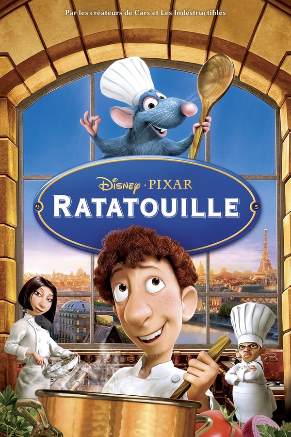 Rémy est un jeune rat qui rêve de devenir un grand chef français. Ni l'opposition de sa famille, ni le fait d'être un rongeur dans une profession qui les déteste ne le démotivent. Rémy est prêt à tout pour vivre sa passion de la cuisine… et le fait d'habiter dans les égouts du restaurant ultra coté de la star des fourneaux, Auguste Gusteau, va lui en donner l'occasion ! Malgré le danger et les pièges, la tentation est grande de s'aventurer dans cet univers interdit. Écartelé entre son rêve et sa condition, Rémy va découvrir le vrai sens de l'aventure, de l'amitié, de la famille… et comprendre qu'il doit trouver le courage d'être ce qu'il est : un rat qui veut être un grand chef…