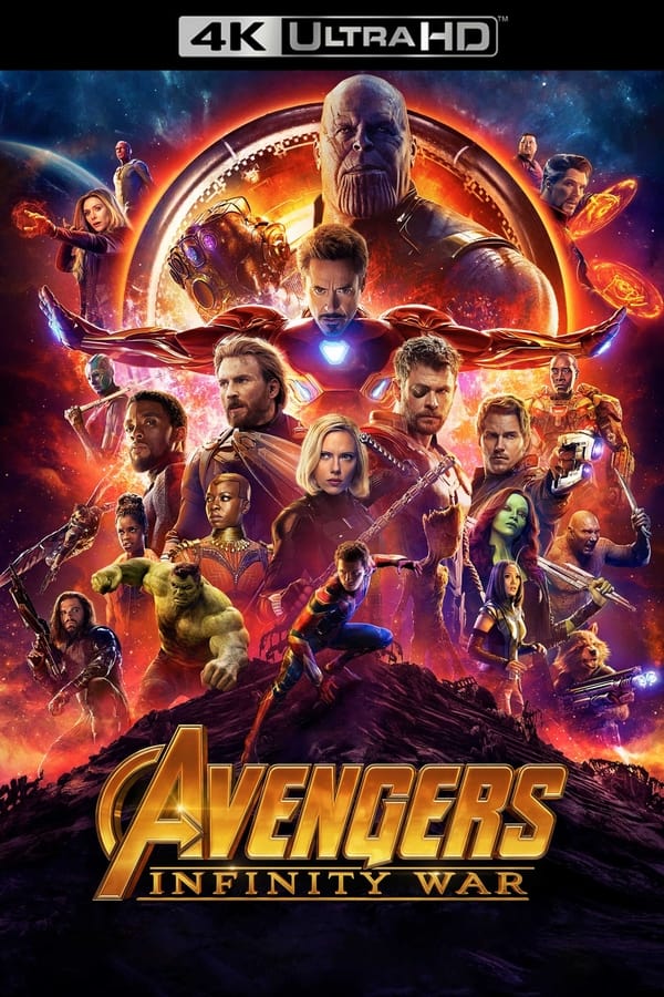 As the Avengers and their allies have continued to protect the world from threats too large for any one hero to handle, a new danger has emerged from the cosmic shadows: Thanos. A despot of intergalactic infamy, his goal is to collect all six Infinity Stones, artifacts of unimaginable power, and use them to inflict his twisted will on all of reality. Everything the Avengers have fought for has led up to this moment - the fate of Earth and existence itself has never been more uncertain.