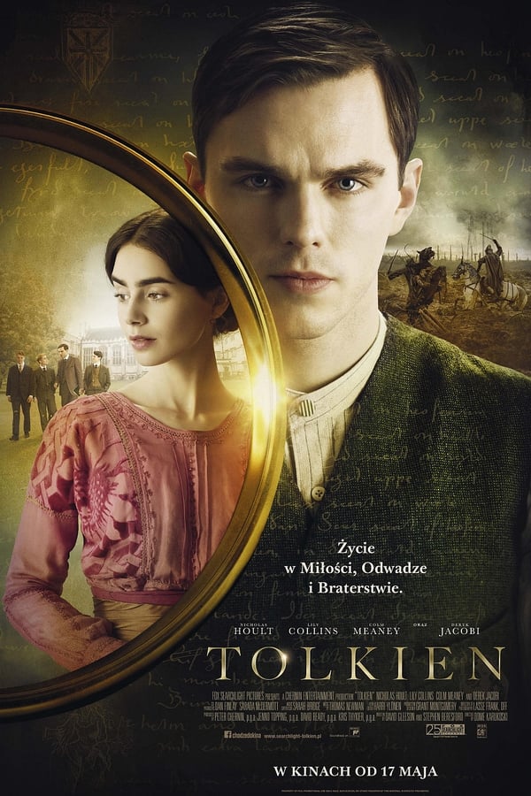 „Tolkien” ukazuje kluczowe lata z życia młodego pisarza, który po śmierci matki trafia do szkoły z internatem, gdzie odnajduje przyjaźń, miłość i artystyczną inspirację wśród innych podobnych sobie indywidualistów. Gdy wybucha I wojna światowa, przetrwanie „braterstwa” staje pod znakiem zapytania, a zdobyte doświadczenia inspirują Tolkiena do napisania słynnego cyklu powieści o „Władcy pierścieni”.