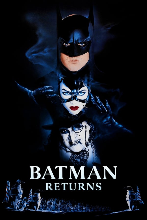 Having defeated the Joker, Batman now faces the Penguin—a warped and deformed individual who is intent on being accepted into Gotham society, with the help of Max Schreck, a crooked businessman, whom he coerces into helping him run for the position of Mayor of Gotham, while they both attempt to frame Batman in a different light. Batman must attempt to clear his name, all while also deciding just what must be done with the mysterious Catwoman slinking about.