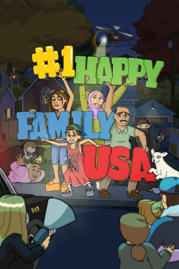 #1 Happy Family USA Poster
