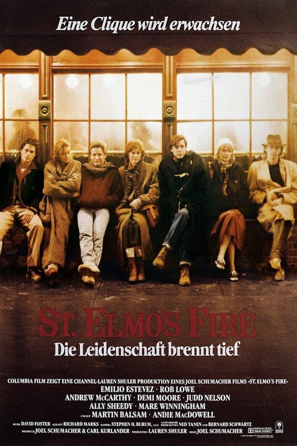 DE - St. Elmo’s Fire: Die Leidenschaft brennt tief (1985)