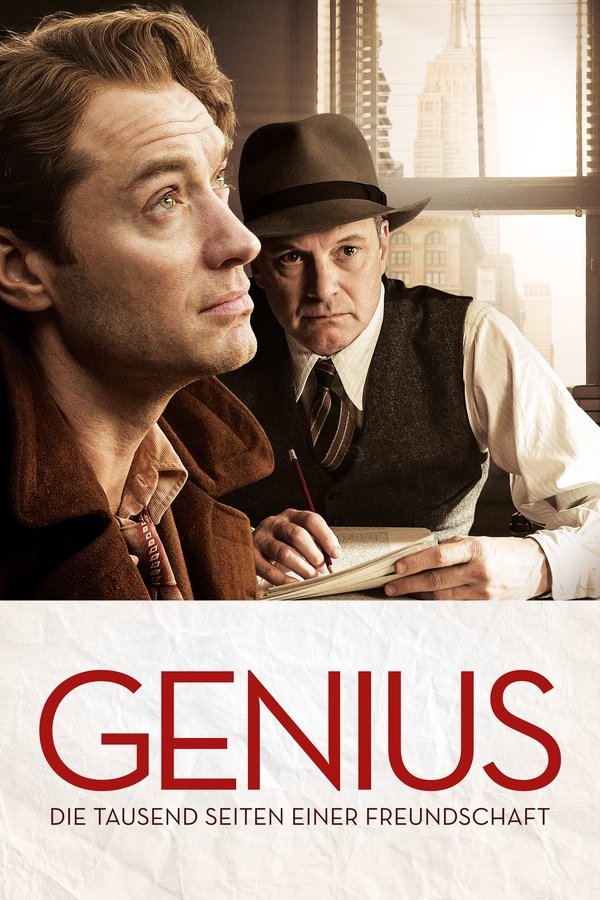 Für Lektor Maxwell Perkins ist klar, was einen grandiosen Roman ausmacht: Im New York der 1920er Jahre nimmt er noch unbekannte aber höchst talentierte Autoren wie Ernest Hemingway oder F. Scott Fitzgerald erstmals unter Vertrag. Als der junge Thomas Wolfe mit einer losen, tausendseitigen Blättersammlung in Perkins' Büro auftaucht, sagt ihm sein Instinkt sofort: Hinter diesem Chaos verbirgt sich ein literarisches Genie! Perkins versucht, die überschäumenden Texte des exzentrischen Künstlers zu bändigen, Lektor und Autor kämpfen um jede Formulierung. Es entsteht eine Freundschaft, die sowohl Wolfes Geliebte Aline, als auch Perkins' Ehefrau Louise eifersüchtig macht und ihre Geduld strapaziert.