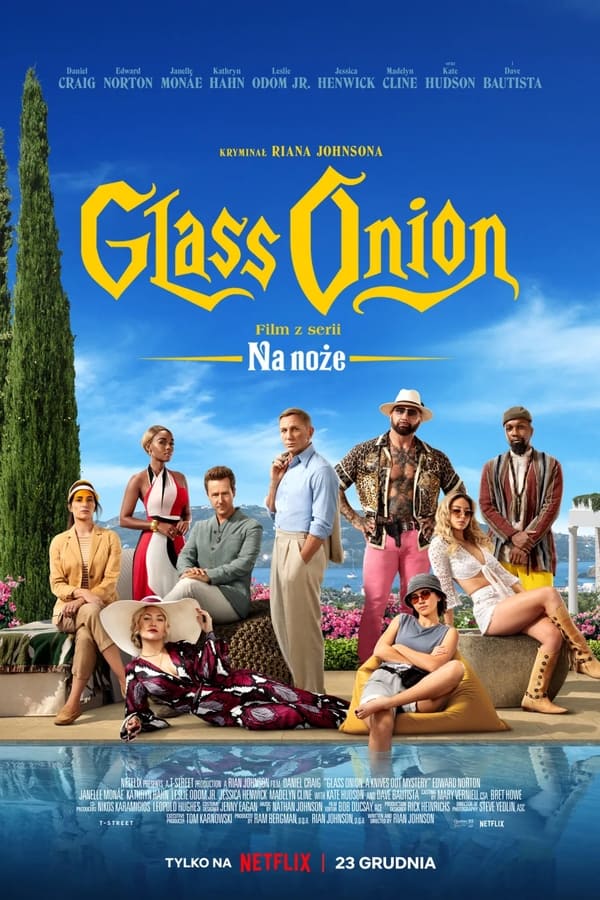 PL 4K - Glass Onion - Film Z Serii - Na Noże (2022)