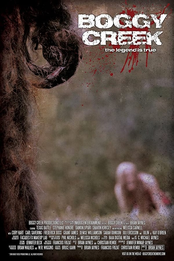 Following the death of her father in a terrible accident, sweet, yet troubled Jennifer and her friends decide to check out her dad's cabin that's located in the deep woods of Boggy Creek, Texas. While staying at said cabin for a week, Jennifer and company run afoul of an evil and vicious monster of local legend that kills men and abducts women.