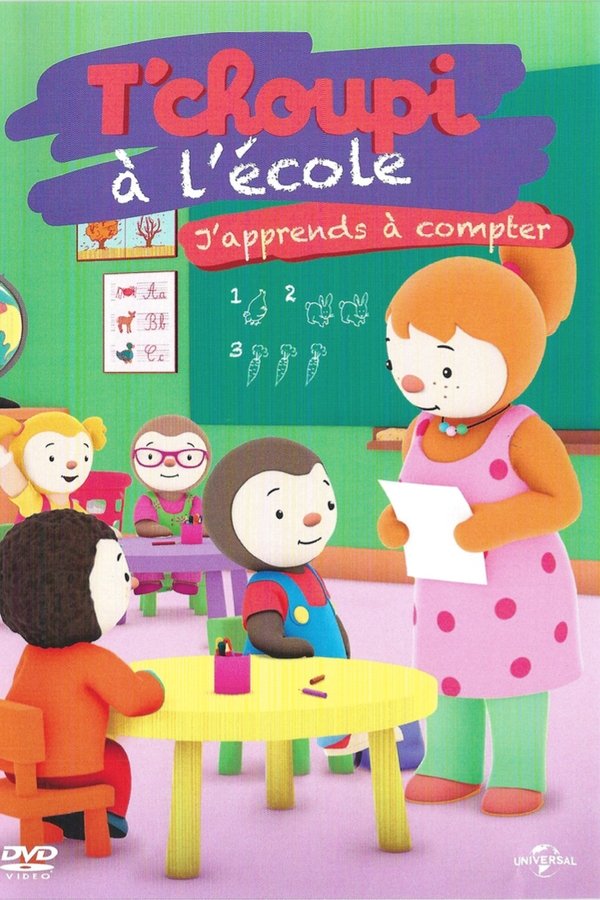 T'choupi à l'école - J'apprends à compter poster
