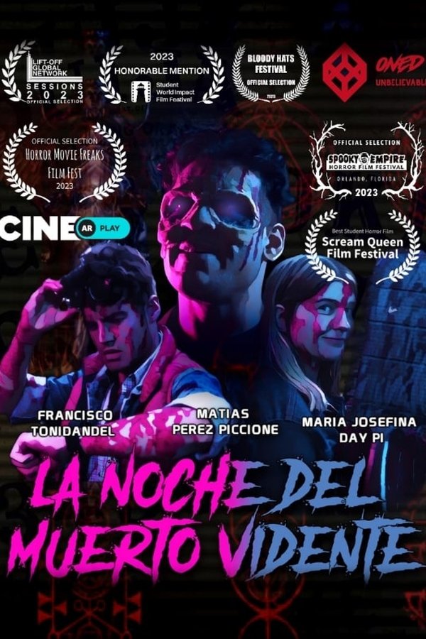 La noche del muerto vidente poster
