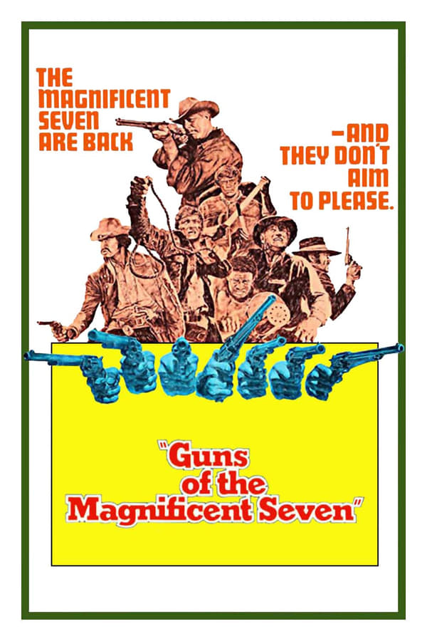 In this third remake of legendary Japanese director Akira Kurosawa's hugely influential The Seven Samurai, the seven gunslingers (George Kennedy, Michael Ansara, Joe Don Baker, Bernie Casey, Monte Markham, Fernando Rey and Reni Santoni) liberate Mexican political prisoners, train them as fighters and assist them in a desperate attack on a Mexican fortress in an attempt to free a revolutionary leader.