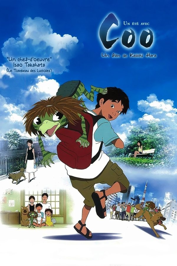Kôichi, jeune écolier en quatrième année de primaire, découvre une pierre bien étrange dans le lit asséché d'une rivière et la rapporte à la maison. Alors qu'il décide de laver ce précieux trophée, un étrange animal en sort. Surprise, c'est un kappa, un esprit de l'eau.La famille de Kôichi appelle ce kappa Coo et décide d'en prendre soin. Toutefois, la rumeur de la présence de Coo ne tarde pas à se propager et toute la ville ne parle plus que de lui. Coo, inquiet d'ennuyer la famille de Kôichi, décide de partir. L'aventure de Coo à la recherche d'autres kappa commence.