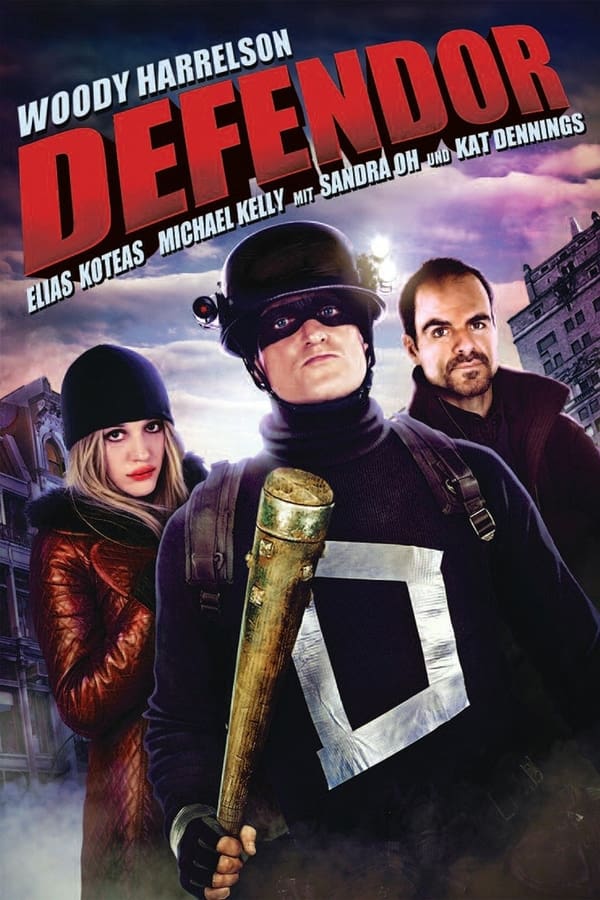 A crooked cop, a mob boss and the young girl they abuse are the denizens of a city's criminal underworld. It's a world that ordinary Arthur Poppington doesn't understand and doesn't belong in, but is committed to fighting when he changes into a vigilante super-hero of his own making, Defendor. With no power other than courage Defendor takes to the streets to protect the city's innocents.