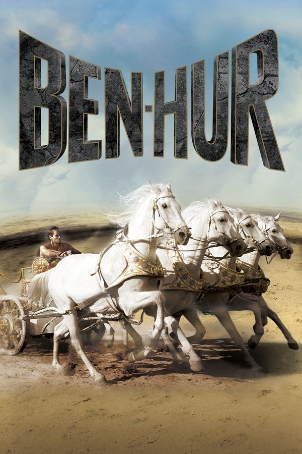 Antigua Roma, bajo el reinado de los emperadores Augusto y Tiberio (s. I d.C.). Judá Ben-Hur (Charlton Heston), hijo de una familia noble de Jerusalén, y Mesala (Stephen Boyd), tribuno romano que dirige los ejércitos de ocupación, son dos antiguos amigos, pero un accidente involuntario los convierte en enemigos irreconciliables: Ben-Hur es acusado de atentar contra la vida del nuevo gobernador romano, y Mesala lo encarcela a él y a su familia. Mientras Ben-Hur es trasladado a galeras para cumplir su condena, un hombre llamado Jesús de Nazaret se apiada de él y le da de beber. En galeras conocerá al comandante de la nave (Jack Hawkins) y más tarde a un jeque árabe (Hugh Griffith) que participa con sus magníficos caballos en carreras de cuadrigas.