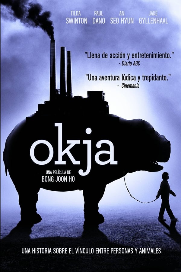 Narra la historia de Mija, una joven coreana de viaje en Estados Unidos que debe arriesgarlo todo para detener a una poderosa multinacional que pretende secuestrar a su mejor amigo: un animal gigantesco llamado ‘Okja’