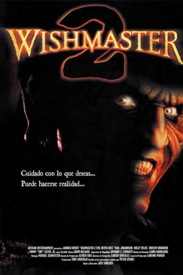 TVplus LAT - Wishmaster 2 El mal nunca muere (1999)