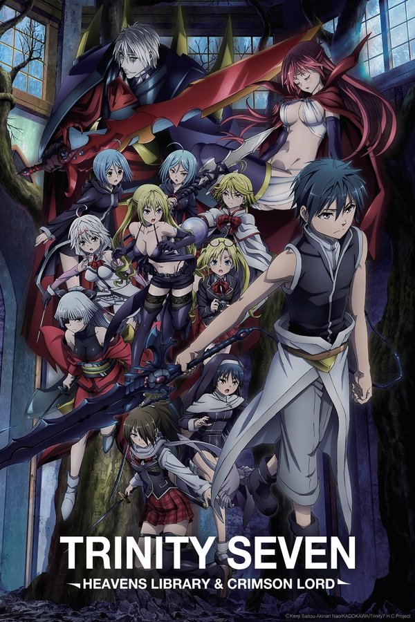 Trinity Seven: Heaven's Library & Crimson Lord poster