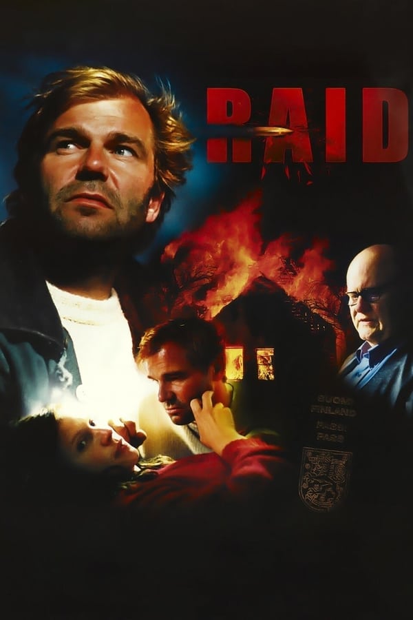 Raid is a mysterious drifter and ex-criminal who comes and goes as he pleases. He has been away from the country for an extended period of time but learns on his return that his ex-girlfriend Tarja has presumably died in a fire that he soon discovers was a larceny. He is also contacted by inspector Jansson, who he knows from the past regarding the murder of a protestor.  Raid begins his investigation and soon finds that there's more to the cases than meets the eye.
