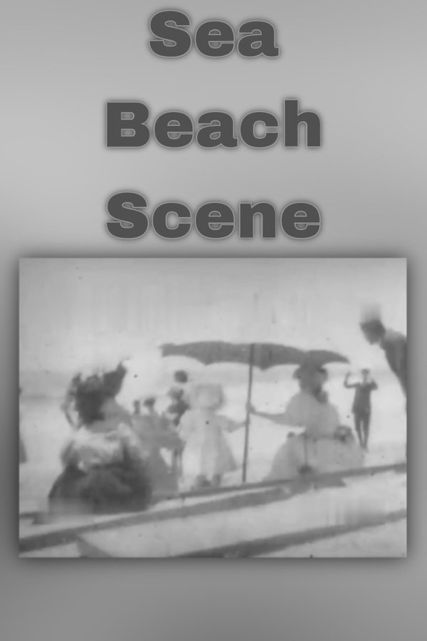 Sea Beach Scene poster