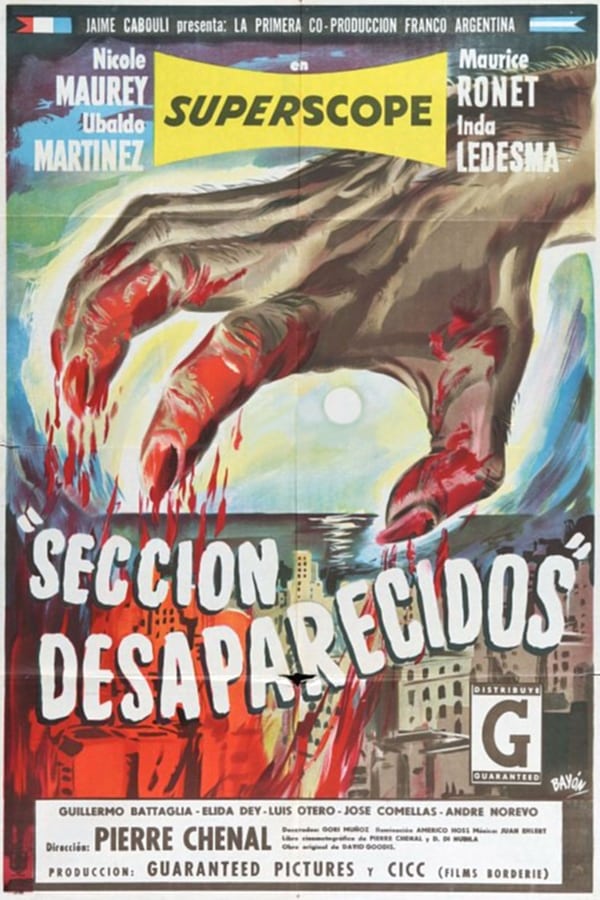 Sección desaparecidos