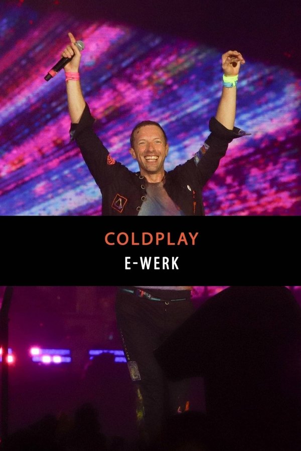 Coldplay - E-Werk Köln 2012 poster