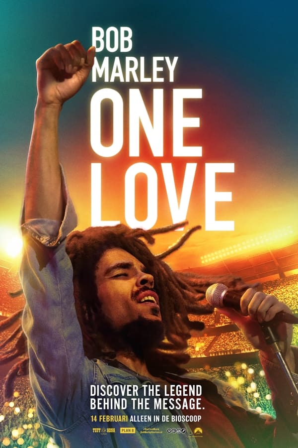 Bob Marley: One Love viert het leven en de muziek van een icoon die generaties inspireerde met zijn boodschap van liefde en eenheid. Ontdek voor het eerst op het grote scherm het krachtige verhaal van Bob Marley over het overwinnen van tegenspoed en de reis achter zijn revolutionaire muziek.