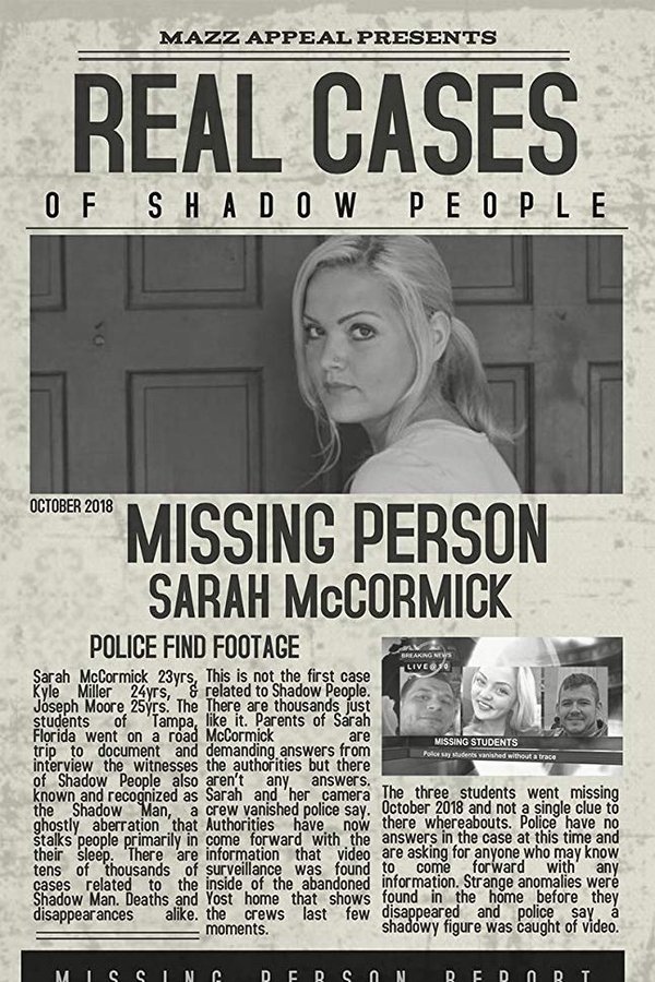 Real Cases of Shadow People The Sarah McCormick Story (2019)