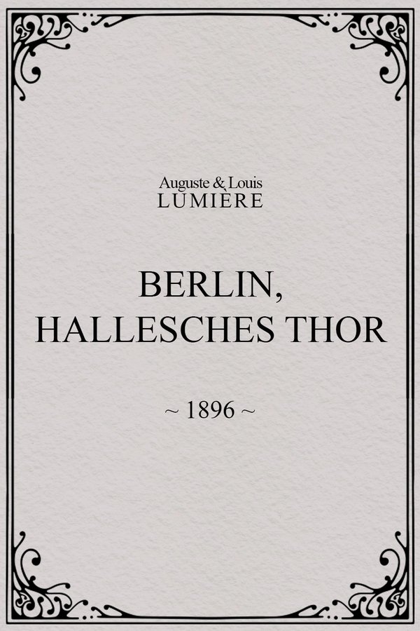 Berlin, Hallesches Thor poster