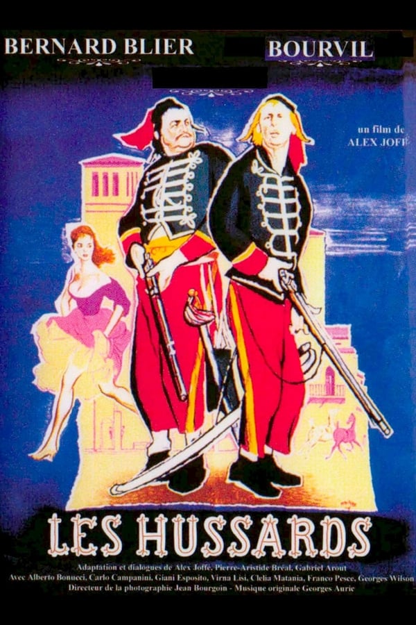 Les hussards, ce sont le brigadier Le Gouce et le soldat Flicot qui, avec le général Bonaparte mais plus modestement que lui, participent à la campagne d'Italie. Deux amoureux, qui se moquent de la guerre et des ambitions d'un futur empereur, mettent en fuite les montures de nos lascars : un hussard sans son cheval, c'est comme un mari sans sa femme. Nos deux hussards courent le pays à la recherche de leurs carnes, pourchassés par leur régiment où ils passent pour des déserteurs...