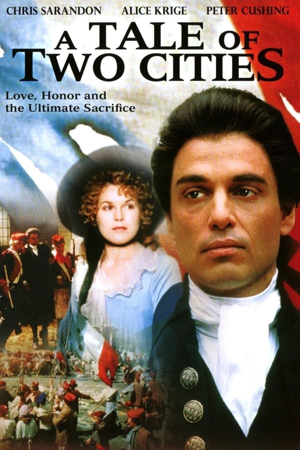 Die junge Lucie Manette (Alice Krige) gerät durch ihren Ehemann Charles (Chris Sarandon) in die Wirren der Französischen Revolution. Als Charles von den Revolutionären zum Tode verurteilt wird, rettet ihm der junge Anwalt Sydney (ebenfalls Chris Sarandon), der in Lucie verliebt ist, das Leben: Anstelle ihres Gatten besteigt Sydney das Schafott.