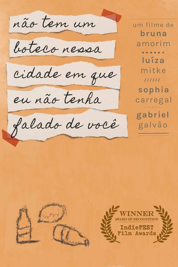 Não tem um Boteco nessa cidade em que eu não tenha falado de você poster