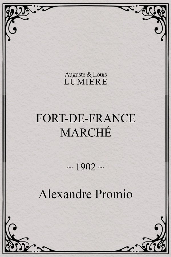 Fort-de-France : marché poster