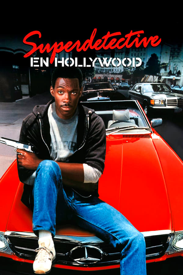 Axel Foley es un impetuoso e inteligente detective de Detroit que sigue la pista del asesino de un amigo suyo hasta los barrios más elegantes de Beverly Hills. Pero antes de que Axel logre su objetivo, va a verse involucrado en una red internacional de contrabandistas y traficantes de droga.