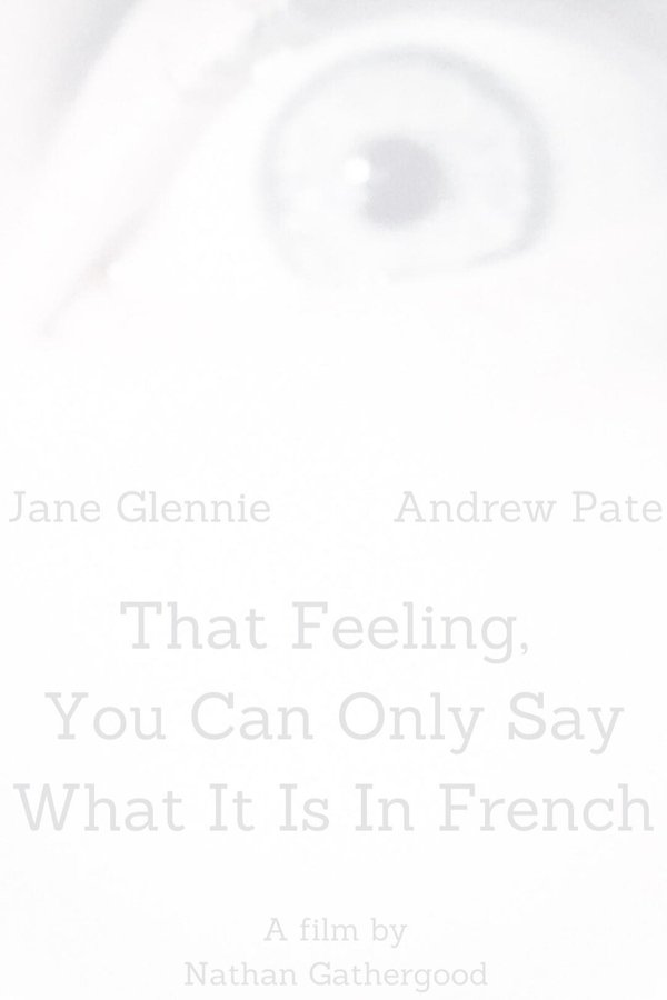That Feeling, You Can Only Say What It Is in French