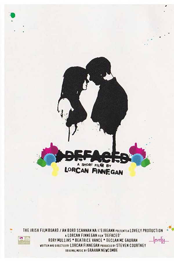 Defaced poster