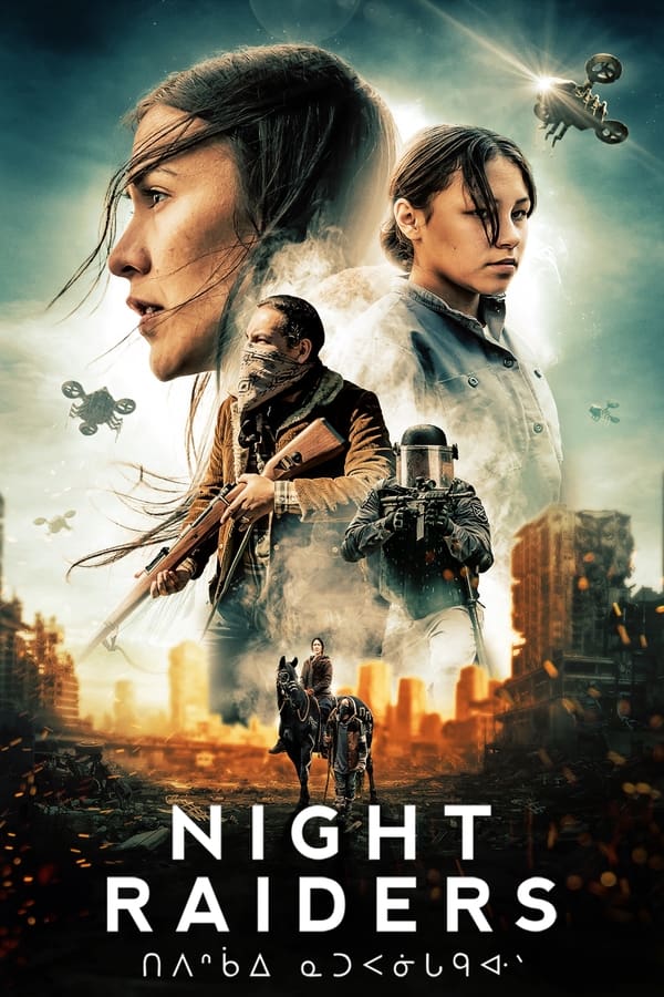 The year is 2043. A military occupation controls disenfranchised cities in post-war North America. Children are property of the State. A desperate Cree woman joins an underground band of vigilantes to infiltrate a State children’s academy and get her daughter back. Night Raiders is a female-driven dystopian drama about resilience, courage and love.