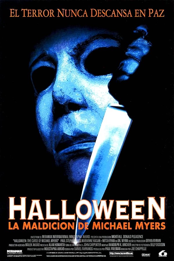 Cuando Michael Myers tenía seis años, apuñaló a su hermana hasta la muerte. Durante muchos años fue encerrado en el centro psiquiátrico Smiths Groves, pero logró escapar y, súbitamente, Halloween se convirtió en un sinónimo de locura. Uno a uno, cada miembro de su familia fue asesinado hasta que sólo quedó Jamie Lloyd, su sobrina de nueve años. En Haddonfield, la noche de Halloween no es una fiesta cualquiera porque siempre durante dicha celebración, Michael decide visitar su pueblo natal con un único objetivo; el asesinato premeditado. Ya han pasado seis años desde que Michael muriera, presumiblemente, consumido por las llamas. Haddonfield, por fin, puede celebrar Halloween... pero Michael Myers también está listo para la fiesta.