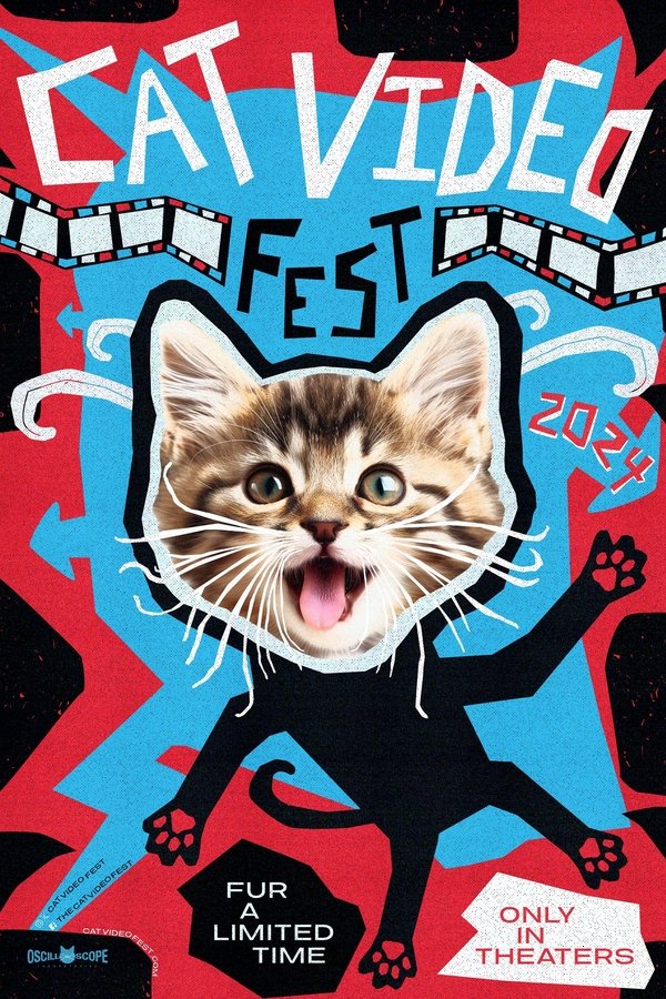 Cat Video Fest 2024 poster