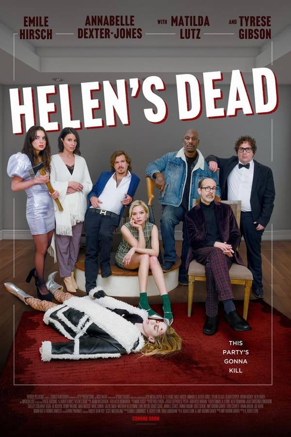 Follows a young woman who discovers that her boyfriend is sleeping with her cousin Helen, and goes to confront them at a dinner party, only to find out that Helen is dead and everybody is a suspect.