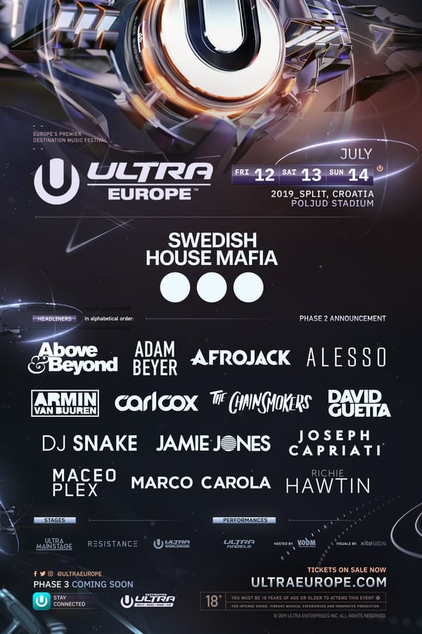 Armin van Buuren: live at Ultra Europe 2019